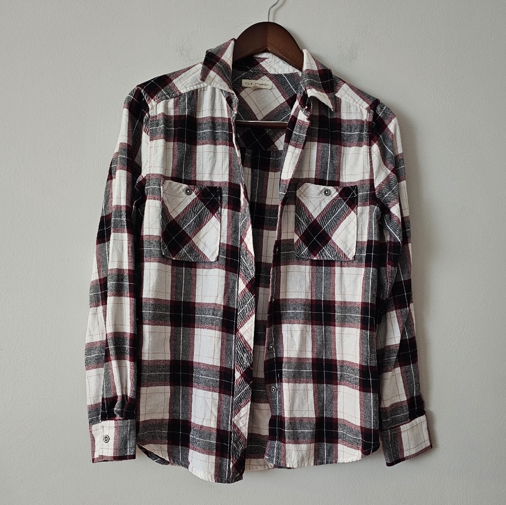 L.A. Hearts Plaid Shirt